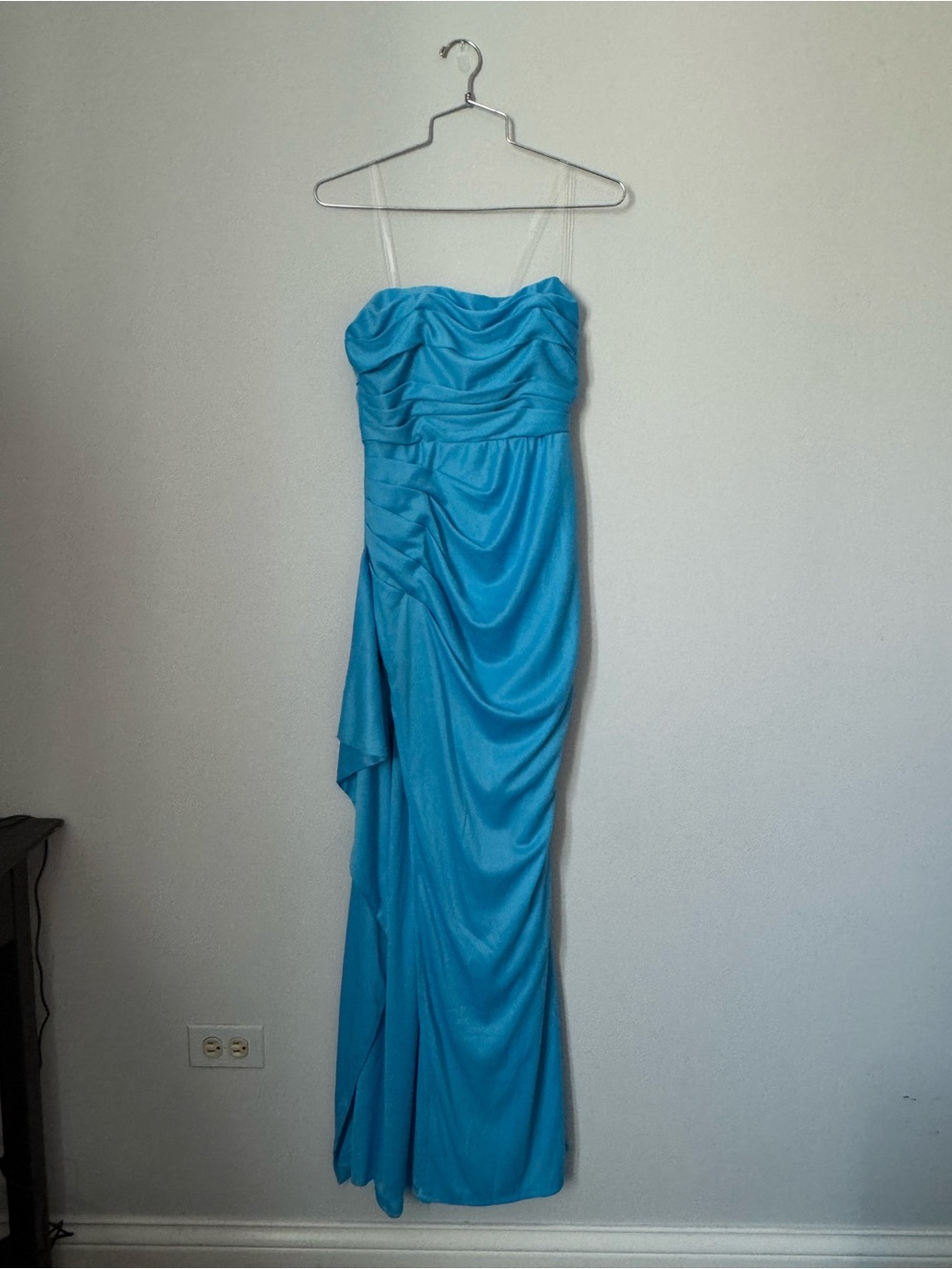 NWT Strapless Satin Gown